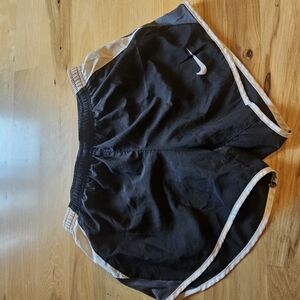 Nike Women's Black and Gray Athletic Shorts